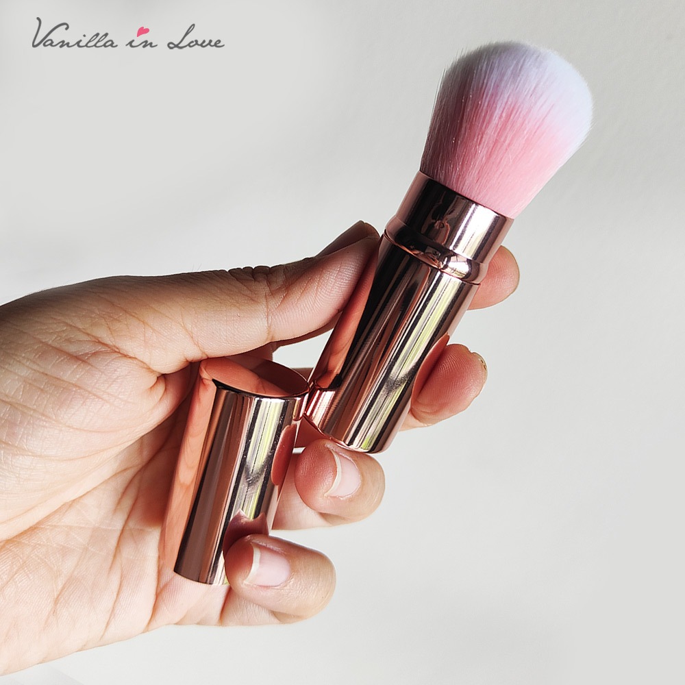SB11 แปรงปัดแป้ง แปรงปัดแก้ม แบบพกพา retractable powder/blush brush