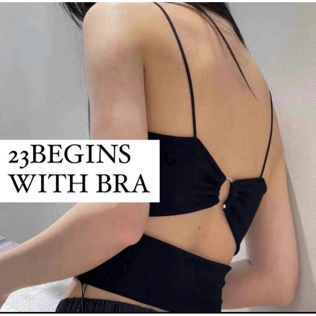 23 begins-Modely Top สายเดียวโชว์หลัง มีฟองน้ำไม่ใคยใส่