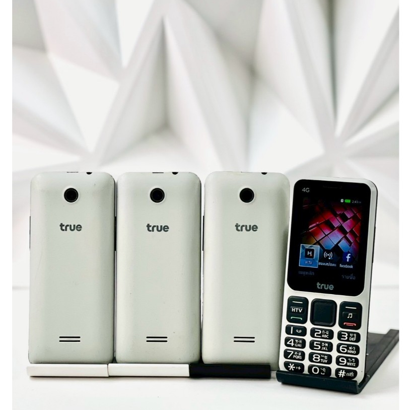 Ture super Hero4G ปุ่มกด โทรศัพท์มือสองพร้อมใช้งาน(รองรับเฉพาะเครือข่ายทรู) ฟรีชุดชาร์จ
