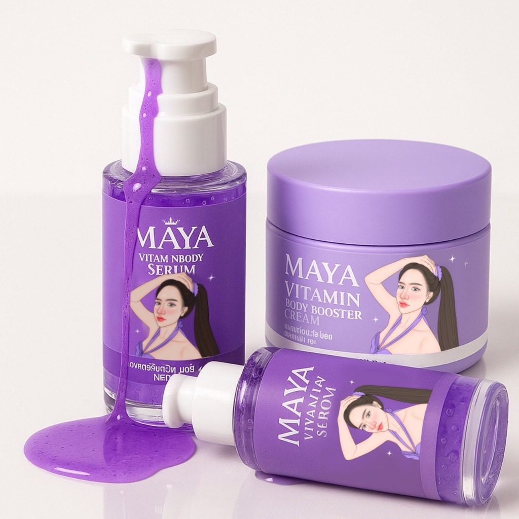 มาญา MAYA(มายา) โดสม่วง วิตามิน บูสเตอร์มาญา(มายา)เซรั่มทาผิวและบูสเตอร์ทาผิวแบรนด์MAYA