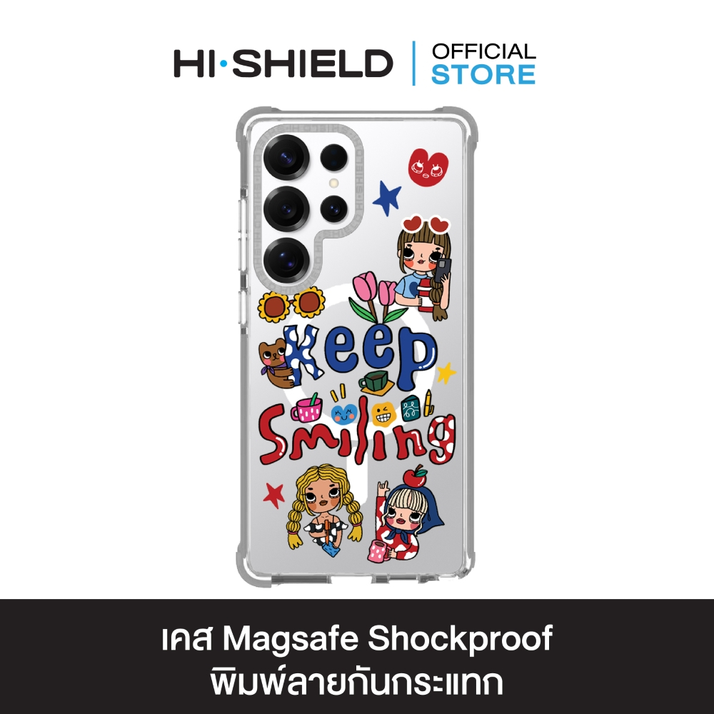 HI-SHIELD Magsafe Shockproof Case รุ่น Debby S181 [SAMSUNG S24Ultra,S25Ultra,S26Ultra] - เคสแม่เหล็กกันกระแทก