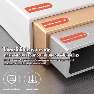 GDE ชั้นวางไมโครเวฟ ที่วางไมโครเวฟ ทำจากแผ่นไม้โครงเหล็ก แข็งแรงทนทาน กันน้ำไม่เป็นสนิม คร่อมไมโครเวฟ รองรับได้300กก.