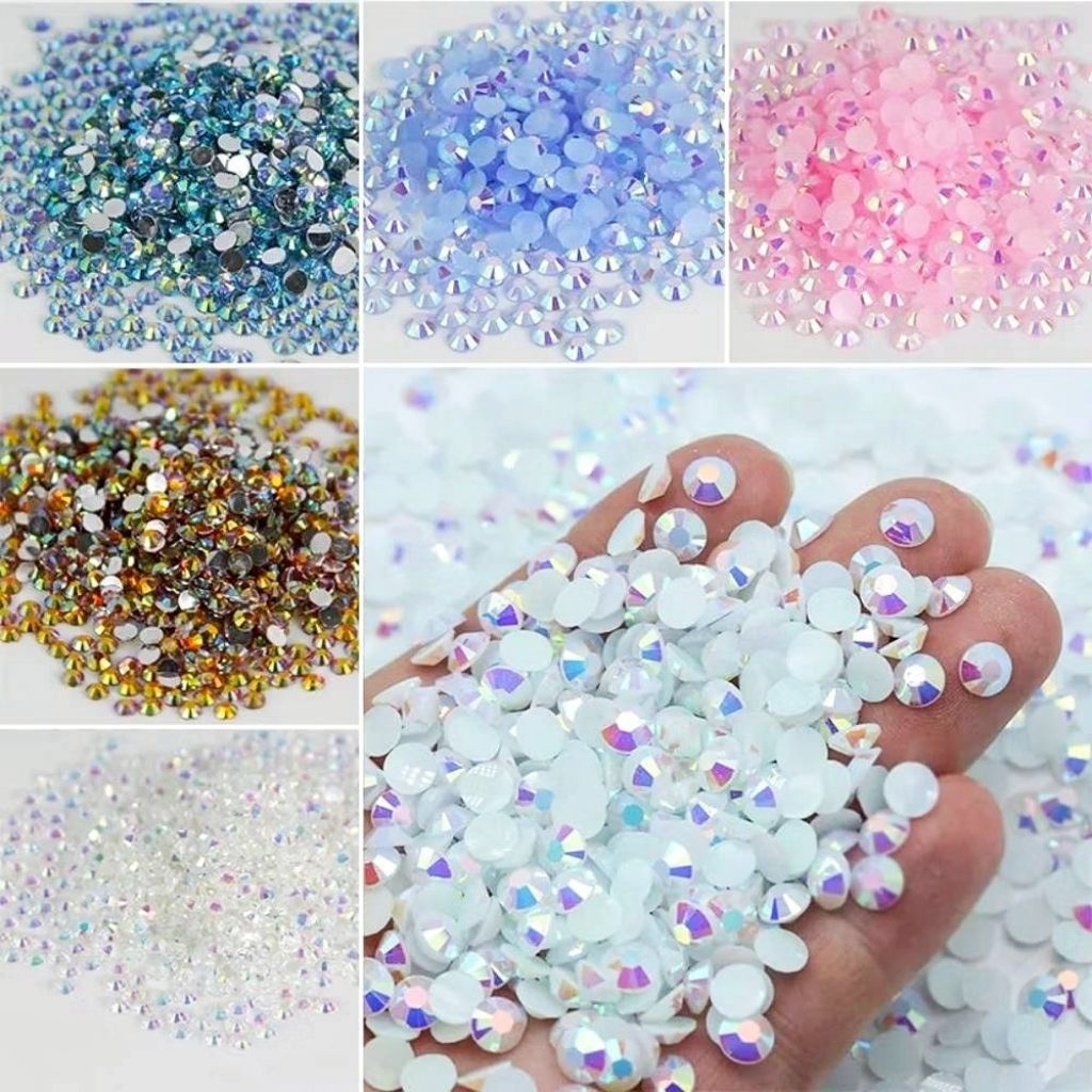 🇹🇭เพชรเทียม 200เม็ด+ พลอยเทียม เพชรติดยาดม เพชรติดกระจก เพชรติดเล็บ - รูปที่ 4