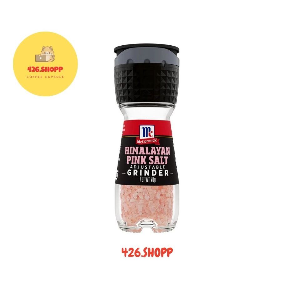 [BBF 05/2029] McCormick Himalayan Pink Salt Grinder เกลือหิมาลายัน แบบขวดฝาบด 70 กรัม