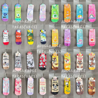 (มีลายใหม่เข้า!) 60 ลาย+ ꒰⑅ˊ͈ ˙̫ ˋ͈⑅꒱ ถุงเท้าผ้านุ่มมาก! ตรงปกไม่จกตา ขนาด 22-24 cm