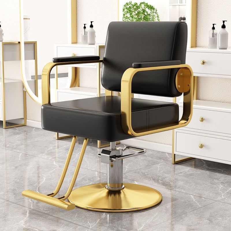 พร้อมส่งทันที เก้าอี้ร้านทำผม หมุนได้ 360องศา hair salon chair เก้าอี้เสริมสวย สไตล์เรียบง่าย