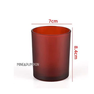 【M&P】แก้วสีเปล่า แก้วขุ่น ขนาด 200 ml แก้วใส่ของ ใส่เทียน
