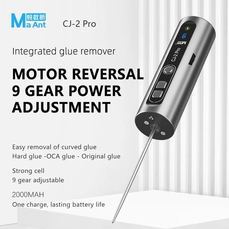 Maant เครื่องปั่นกาว CJ-2 PRO กำจัดกาว OCA ไฟฟ้า สามารถปรับความเร็วได้ สําหรับซ่อมแซมหน้าจอโทรศัพท์มือถือ