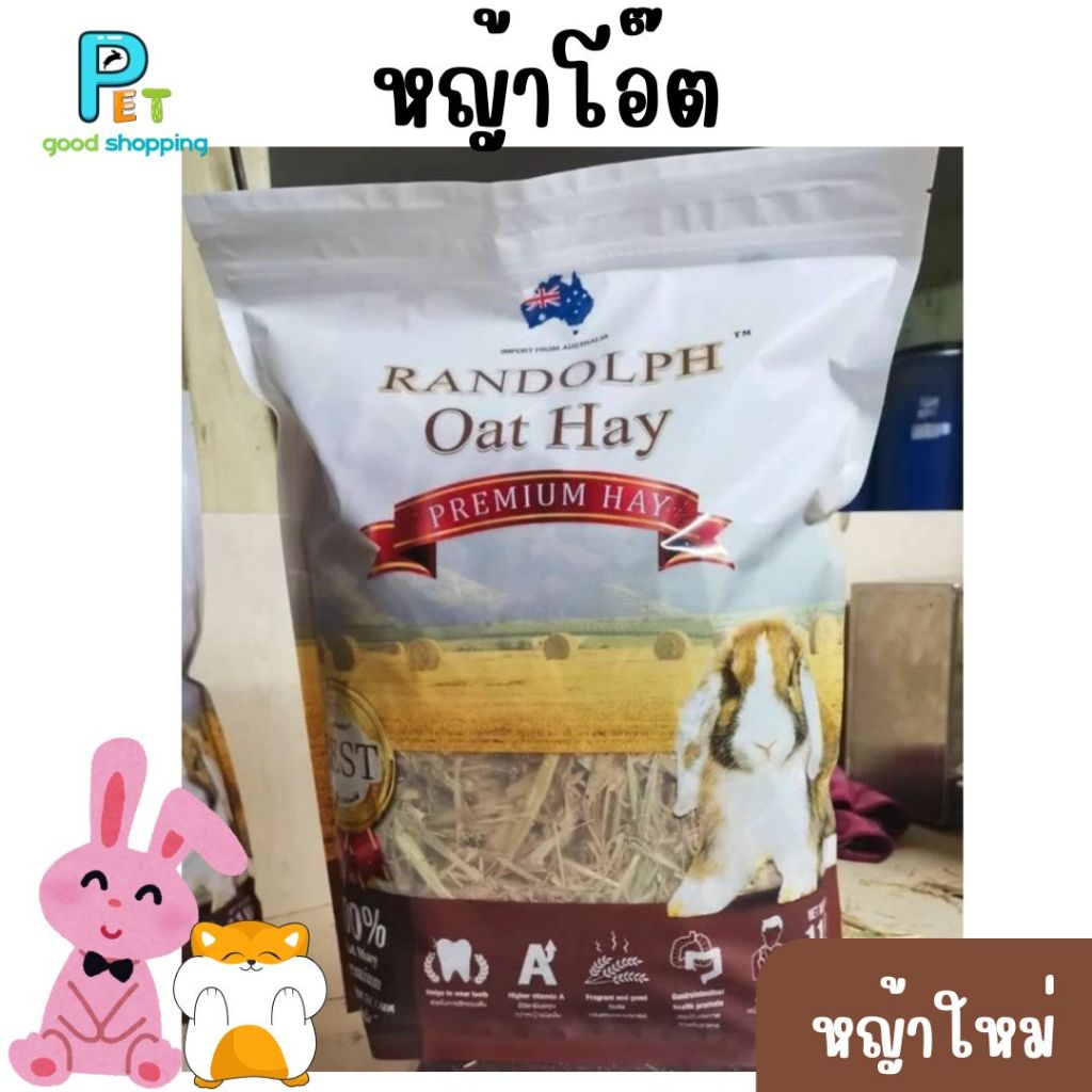Randolph Oat Hay หญ้าโอ๊ตกระต่ายแรนดอล์ฟ 500 กรัม