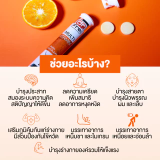 [5 แถม 1] Dr.Frei Multivitamin + Biotin [เม็ดฟู่ ดร.ฟราย มัลติวิตามิน ผสม ไบโอติน] หลอดส้ม