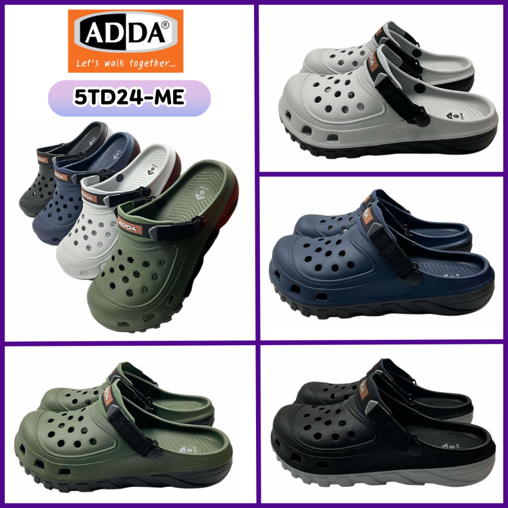 ADDA รองเท้าหัวโตผู้ชาย รุ่น 5TD24 - ME 5TD24 - M7 Size 7-10(XFBA)