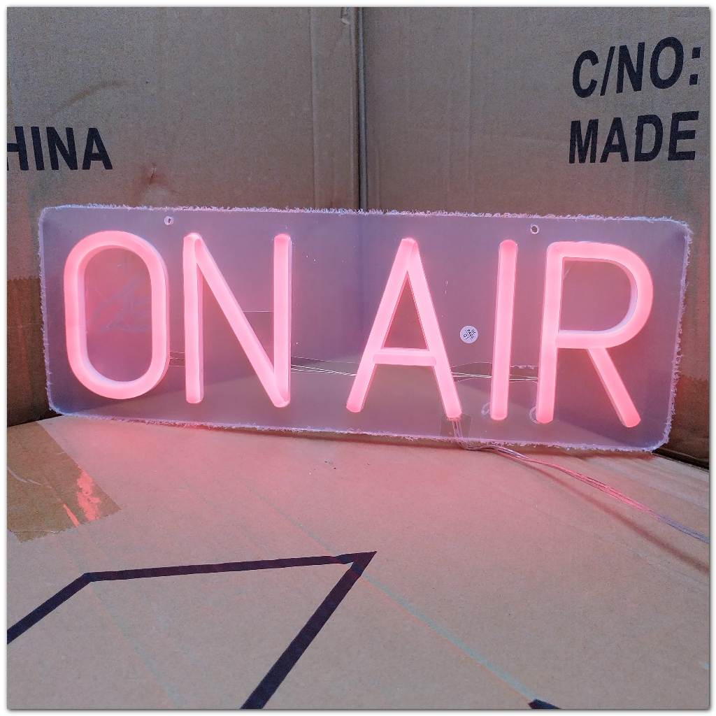 ON AIR ป้ายไฟนีออน ป้ายหน้าร้าน ไฟ LED เเบบประหยัดไฟ ป้ายอะคริลิค