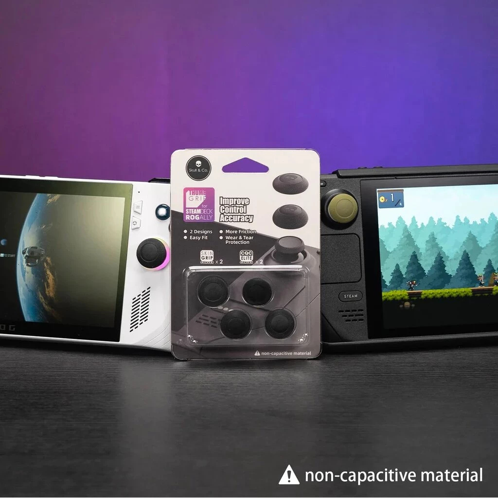 พร้อมส่ง! Skull & Co. Thumb Grip Set สำหรับ ROG Ally, Ally X, Steam Deck & OLED (แพ็ค 2-3 คู่)