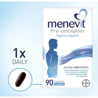 Menevit วิตามิน อาหารเสริมเพื่อเตรียมความพร้อมมีลูก อันดับ 1 จากออสเตรเลีย สารต้านอนุมูลอิสระ 7 ชนิด