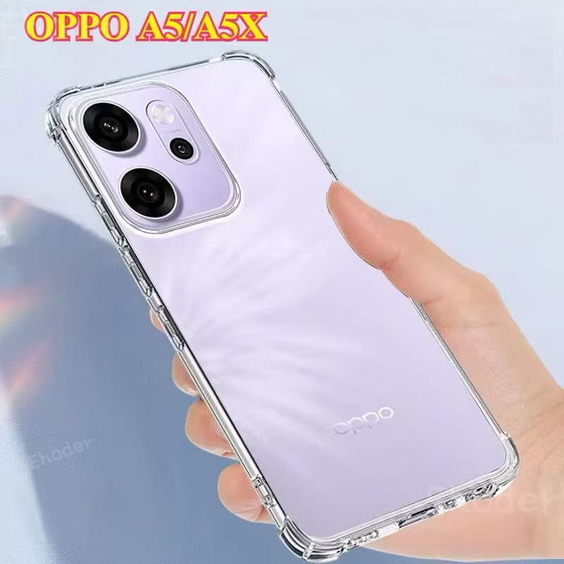 เคสใส กันกระแทก สำหรับ Oppo A5XA5 A5Pro A5i เคส ใสกันกระแทก ออปโป้ A5X ซิลิโคน TPU