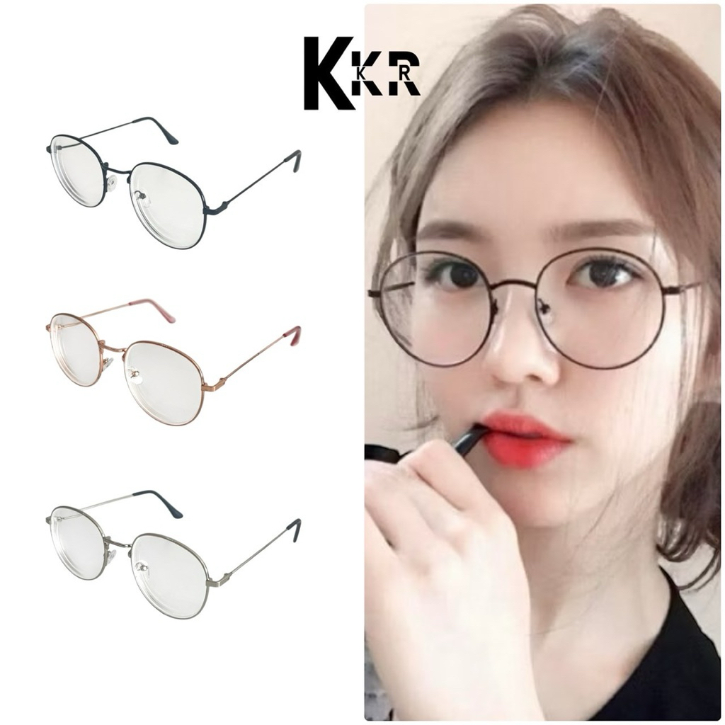 แว่นสายตา ทรงหยดน้ำ ST3447 ค่าสายตามาตรฐาน ชายหญิงใส่ได้(มีปลายทาง) 𝗖𝗢𝗗
