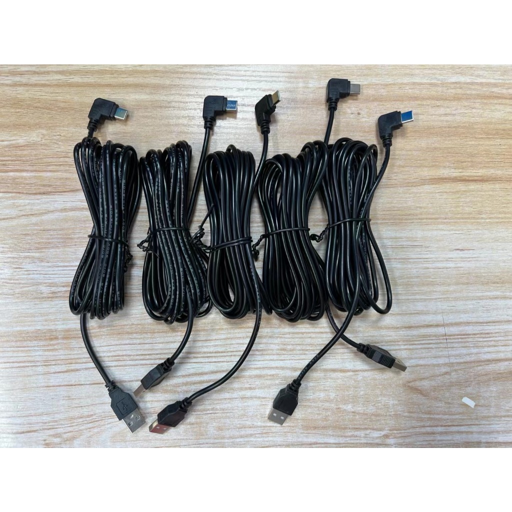 สายชาร์จ type-c To USB สำหรับกล้องติดรถยนต์ มีให้เลือก ความยาว 3.5เมตร (1ชิ้น)