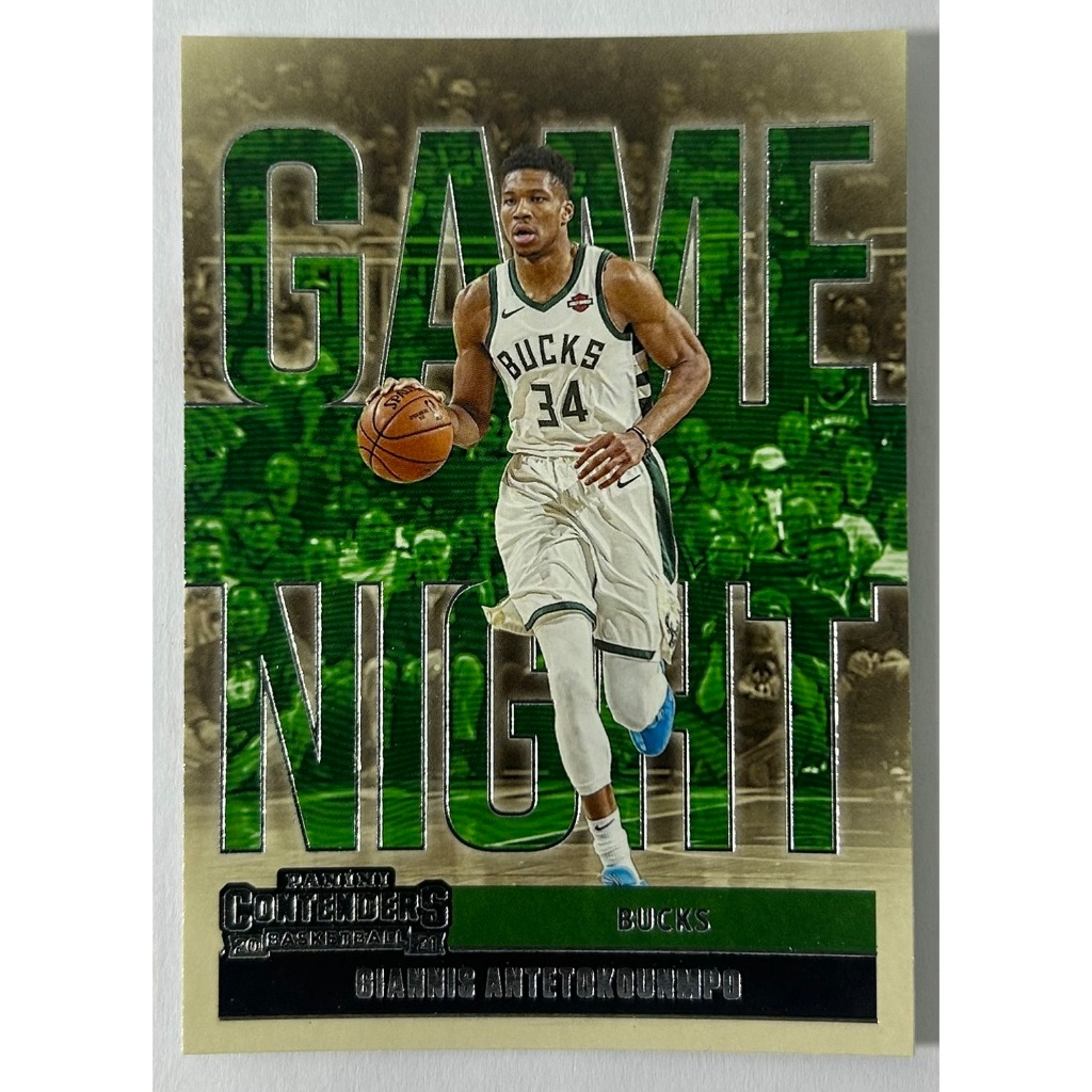 2020-21 Panini Contenders Game Ticket #99 Giannis Antetokounmpo