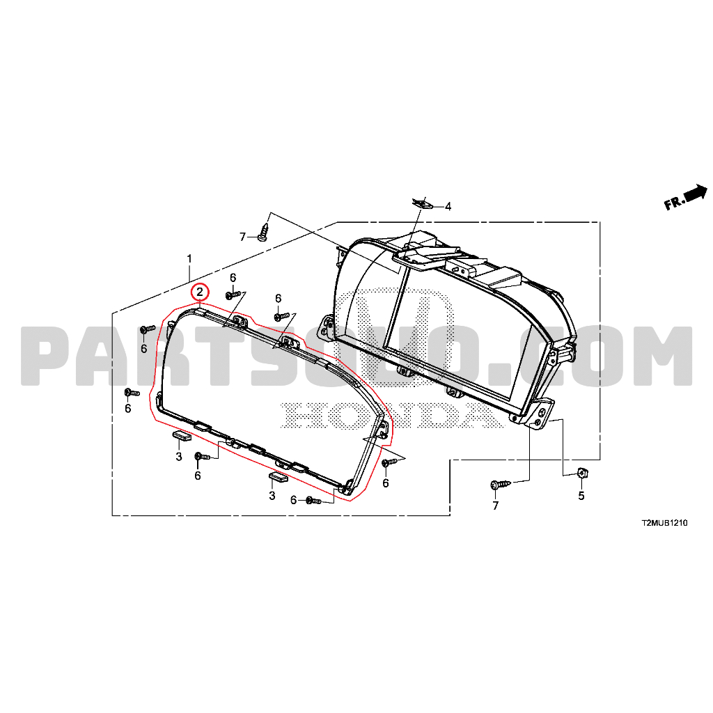 ฝาครอบจอ เลนส์ปิดหน้าจอ กระจกหน้าจอ เลนส์หน้าจอ จอกลาง Honda Accord G9 2013-2018