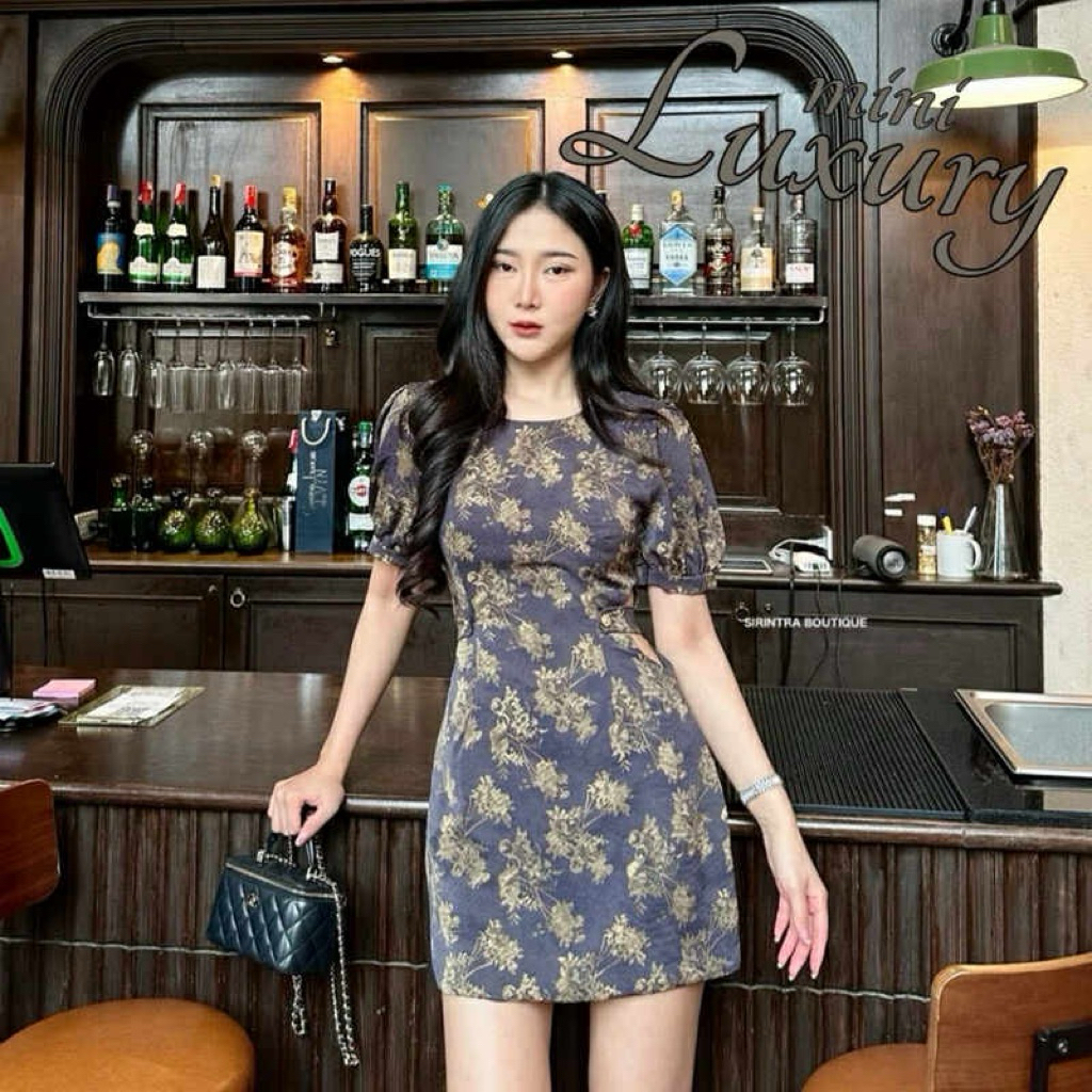 SIRINTRA : MINI LUXURY DRESS จาก Brand Sirintra (ใส่น้อยมาก) M