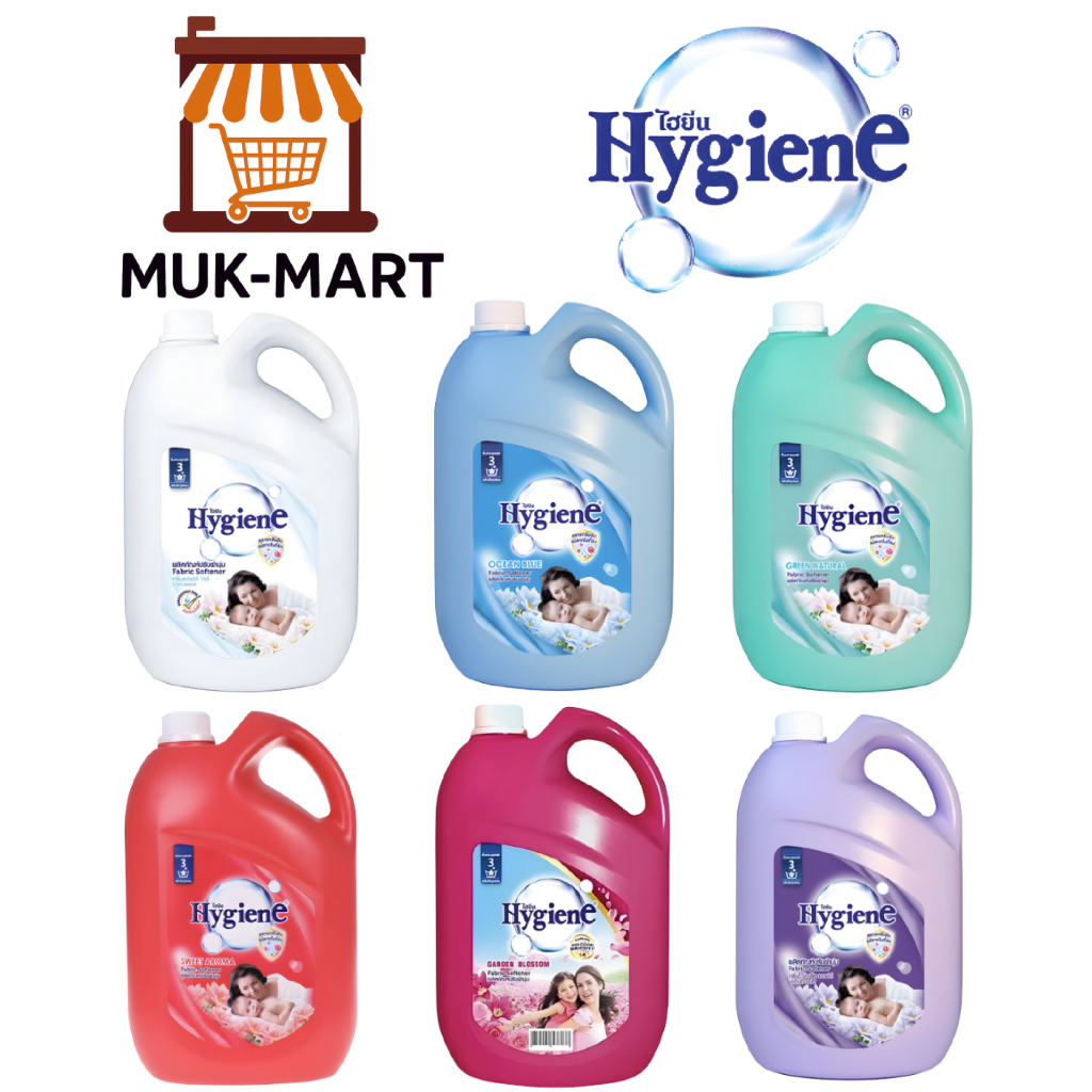 Hygiene น้ำยาปรับผ้านุ่ม 2800 มล. – White, Blue, Green, Pink, Red, Violet, Burgundy