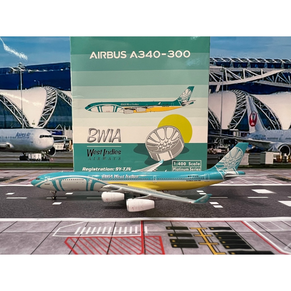 Phoenix Model [11958] 1:400 BWIA A340-300 9Y-TJN