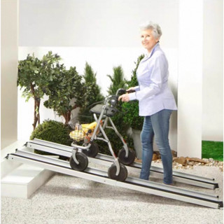 (pre-order) ทางลาด ทางลาดรถเข็น รถจักรยาน สไลด์เก็บได้ น้ำหน…