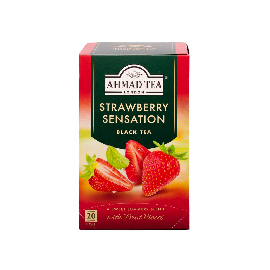 Ahmad Tea Strawberry - อาหมัดที ชาดำกลิ่นสตรอว์เบอร์รี่