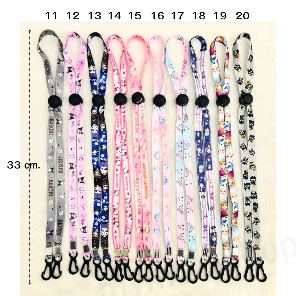 ซื้อครบ12เส้น แถมฟรี!แมส3D-10ชิ้น😍(1เส้น) สายคล้องแมส🎗สายคล้องหน้ากาก ลายการ์ตูน ผ้านิ่ม เนื้อดี มีทั้งแบบ ชญ