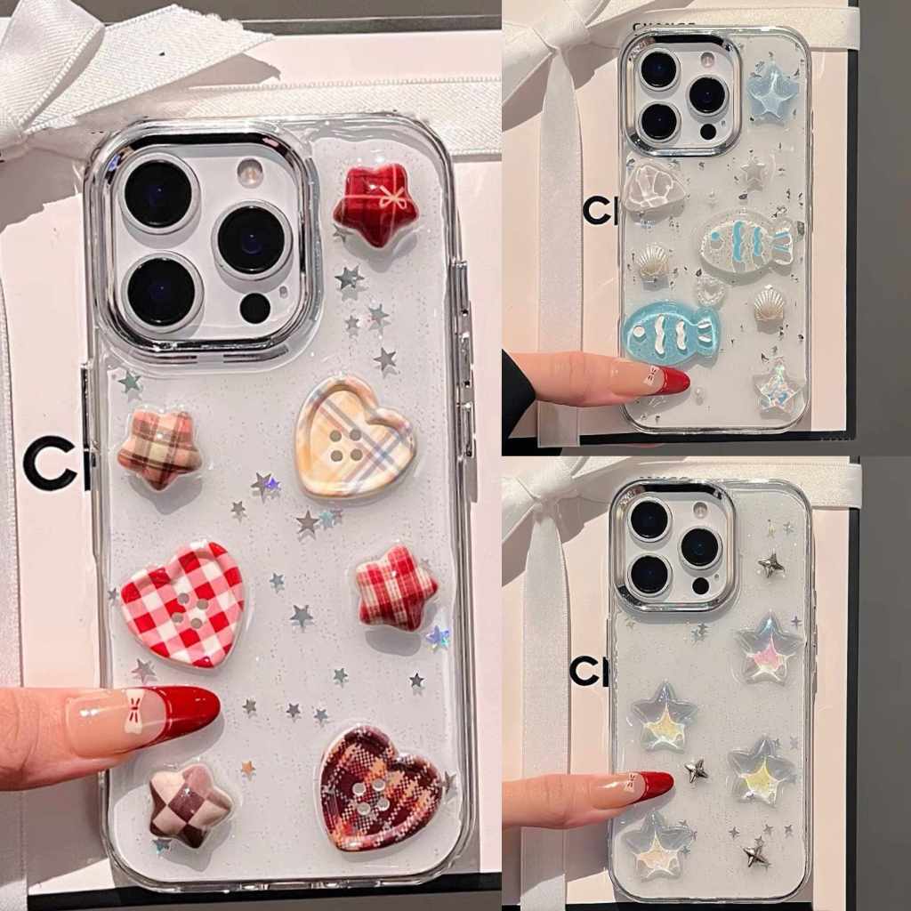 เคสกล้องเงิน งานกล่อง เคสการ์ตูนนูน รุ่น  i11 12 promax i13 promax i14 promax 14plus i15 15promax i16 promax 16plus