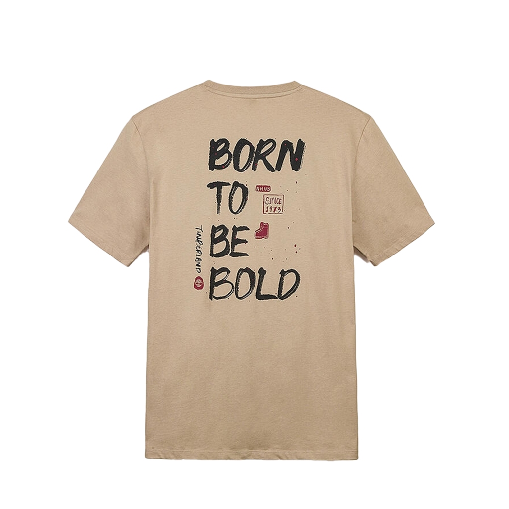 Timberland Men's Back Graphic Short Sleeve T-Shirt เสื้อยืด (TS25A66A3) - รูปที่ 2