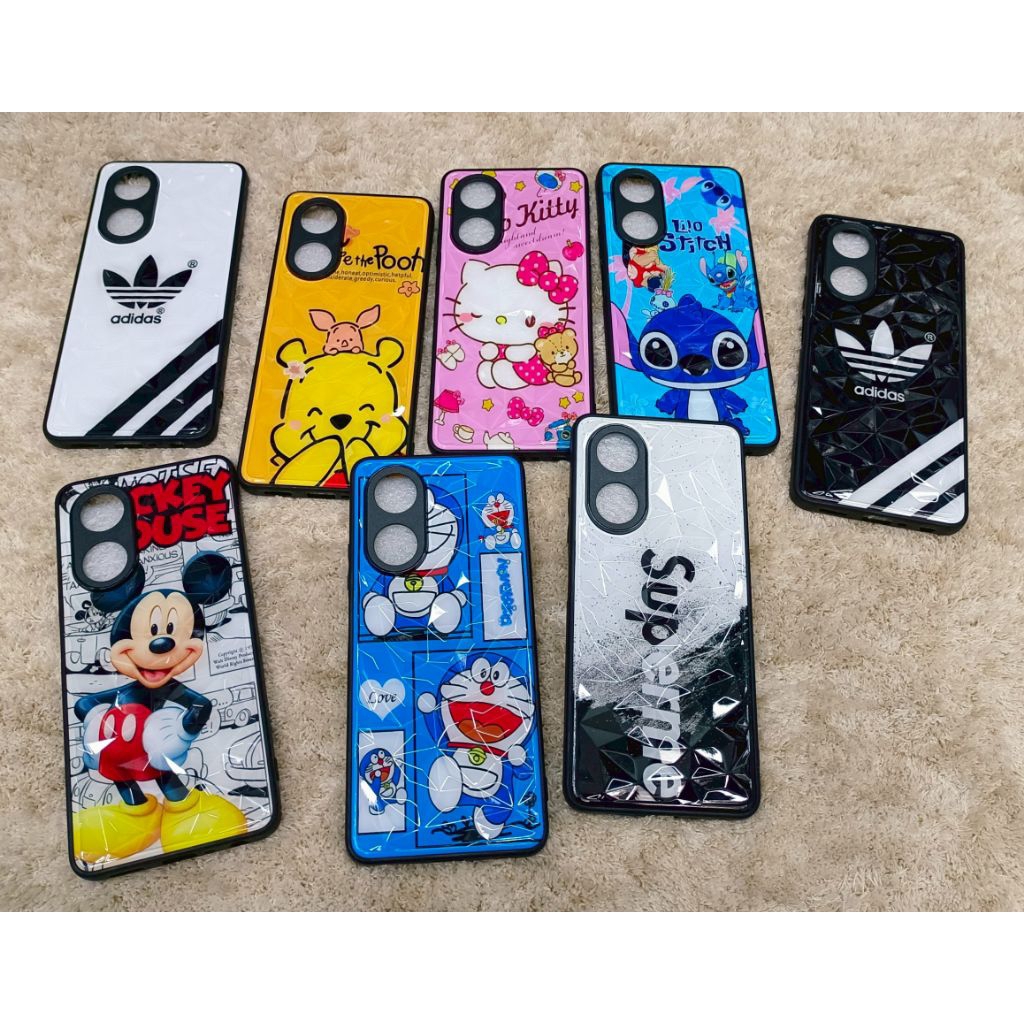 เคสมือถือ สำหรับ Y22S Vivo Y22(4G) 3Dลายการ์ตูนกันกระแทก กระจกขอบนิ่มหลังแข็งลายน่ารัก สินค้าพร้อมส่งจากไทย #TD