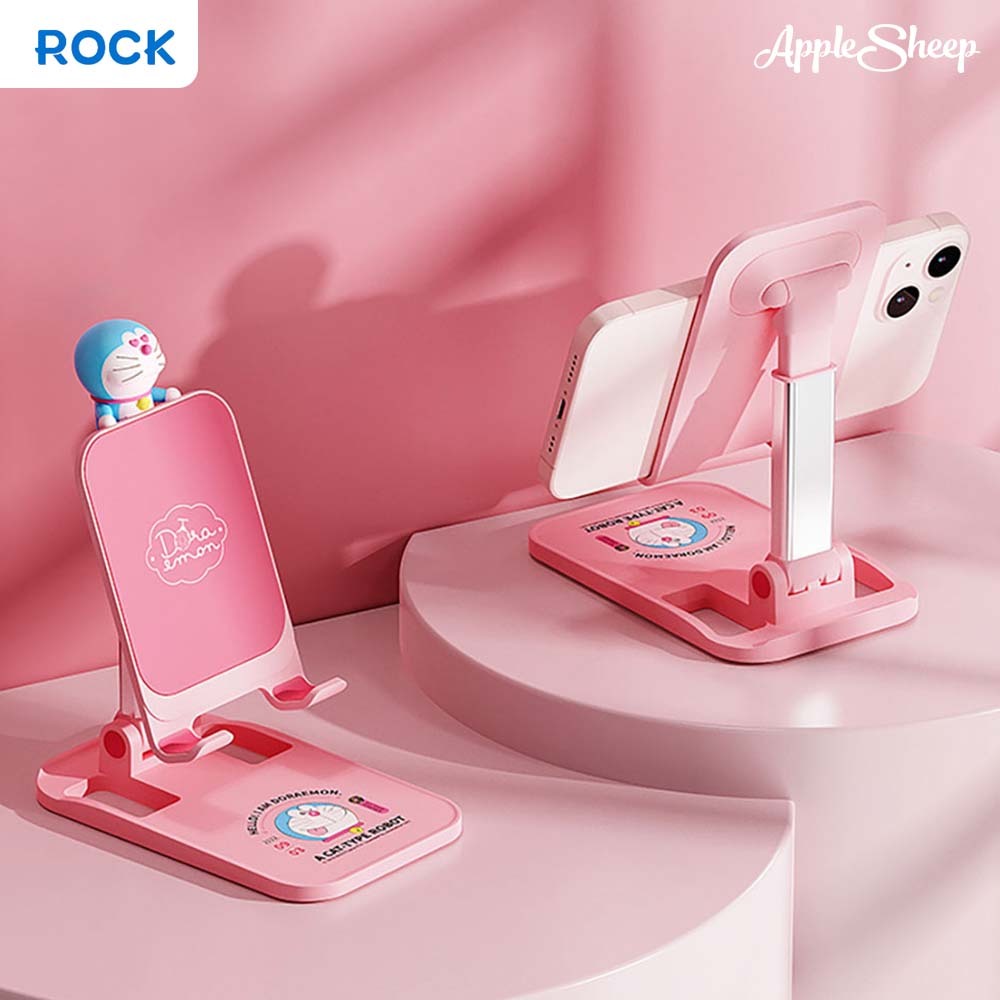 [Rock Doraemon Phone Stand] ที่วางมือถือ โดเรม่อน ที่ตั้งโทรศัพท์ ปรับระดับได้ แท่นวางมือถือตั้งโต๊ะ พับเก็บพกพาได้ง่าย - รูปที่ 4