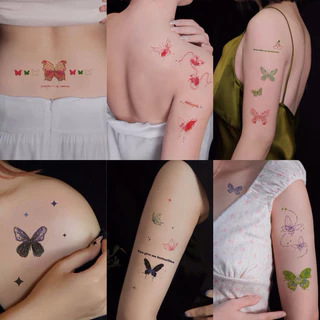 🌷แทททูสีผีเสื้อY2K พร้อมส่ง🇹🇭