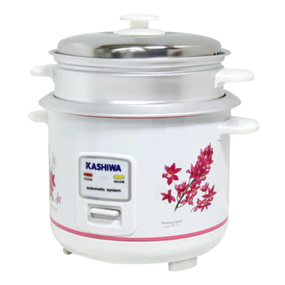 KASHIWA รุ่น RC-114 หม้อหุงข้าว หม้อหุงข้าวไฟฟ้า 1.0 ลิตร มีทัพพี และถ้วยตวง พร้อมซึ้งนึ่ง