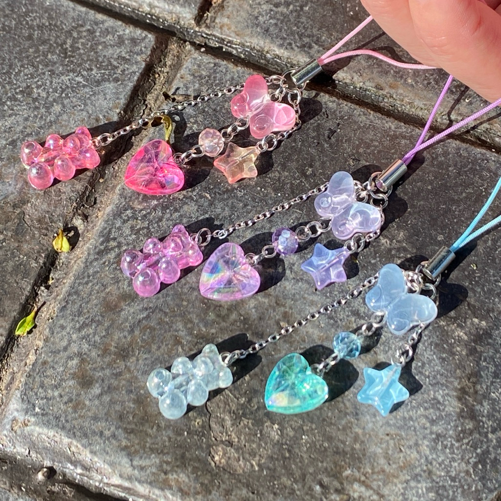 พวงกุญแจลูกปัด คอลเลคชั่น pastel bead🌸✨