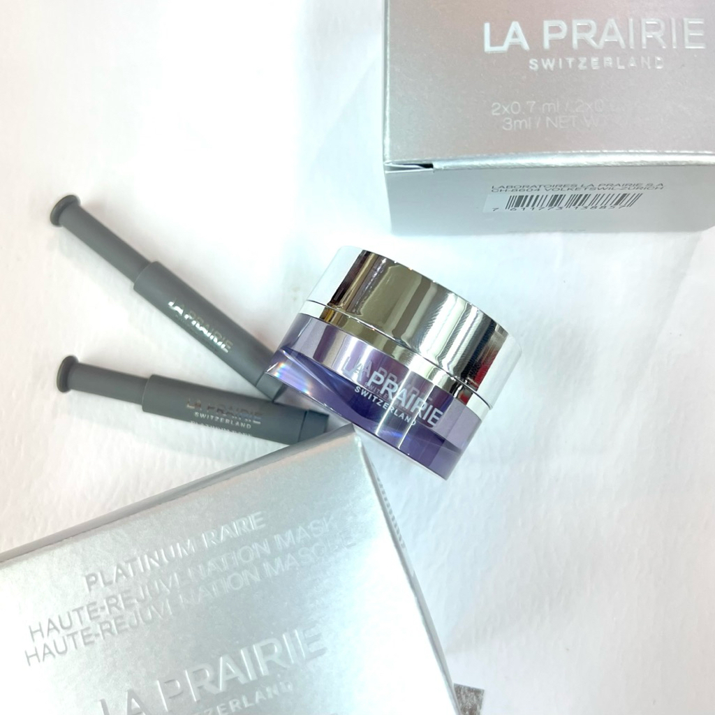 (📍นวัตกรรมอันล้ำสมัย ครีมมาส์กรีชาร์ตผิวสูตรเข้มข้น) LA PRAIRIE PLATINUM RARE HAUTE-REJUVENATION MASK