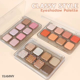 TEAMMY Classy Style Eyeshadow Palette [TE902] อายแชโดว์พาเลท 8 สี โทนสีสดใส ใช้ได้กับทุกลุค เนื้อเนียนละเอียดมาก ติดทน