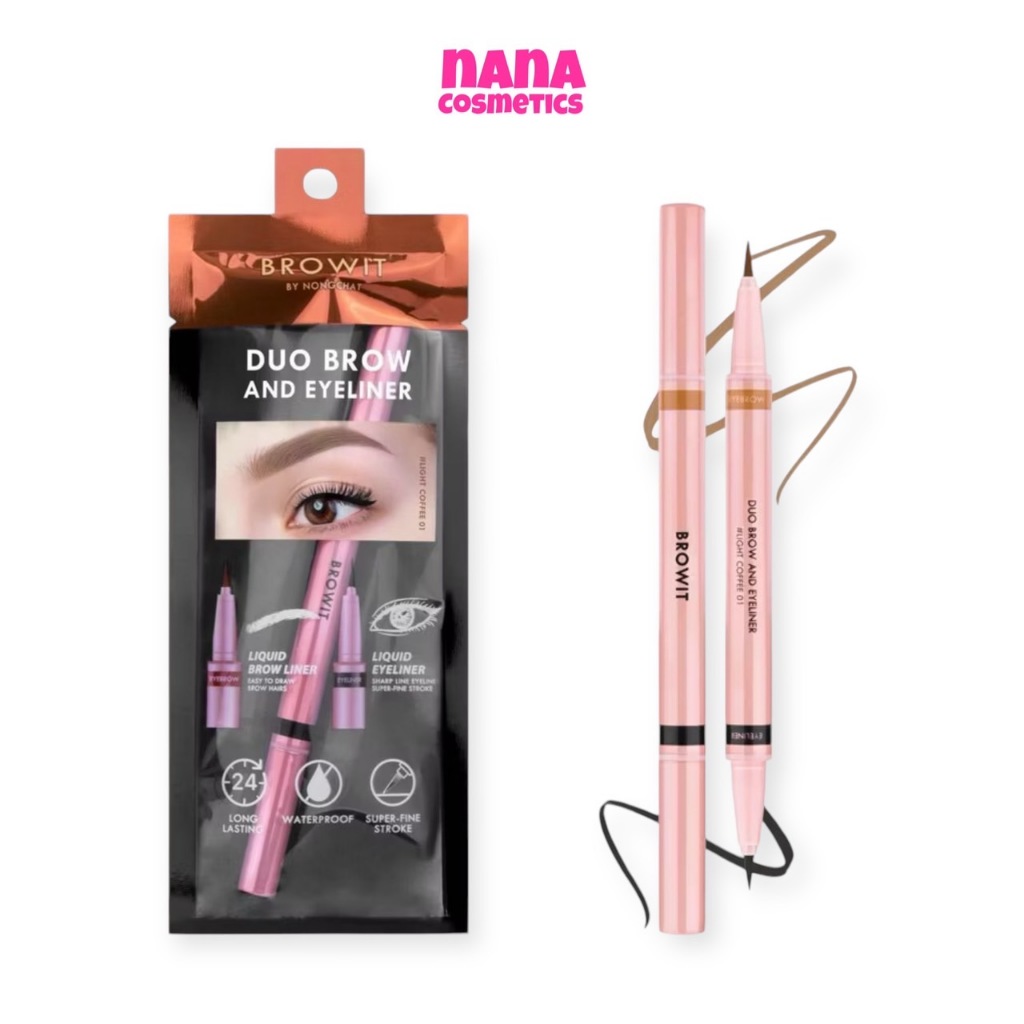 บราวอิท ดูโอ้ บราวแอนด์ อายไลน์เนอร์ Browit Duo Brow and Eyeliner