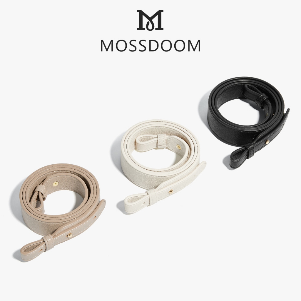 MOSSDOOMสายสะพายไหล่ยาวปรับระดับได้ สไตล์เรียบง่าย