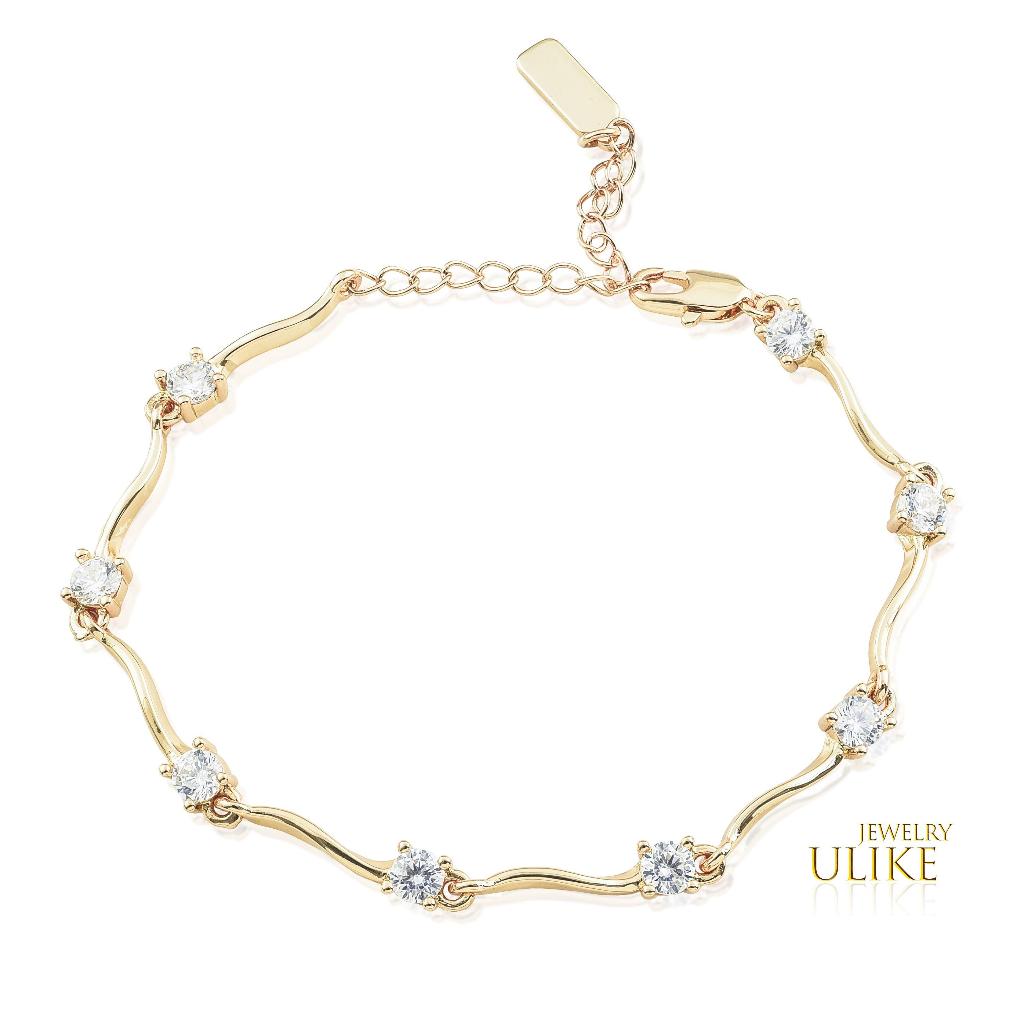 Ulike สร้อยข้อมือ Ulike jewelry XB016 พร้อมกล่องเครื่องประดับ เขียนการ์ดได้