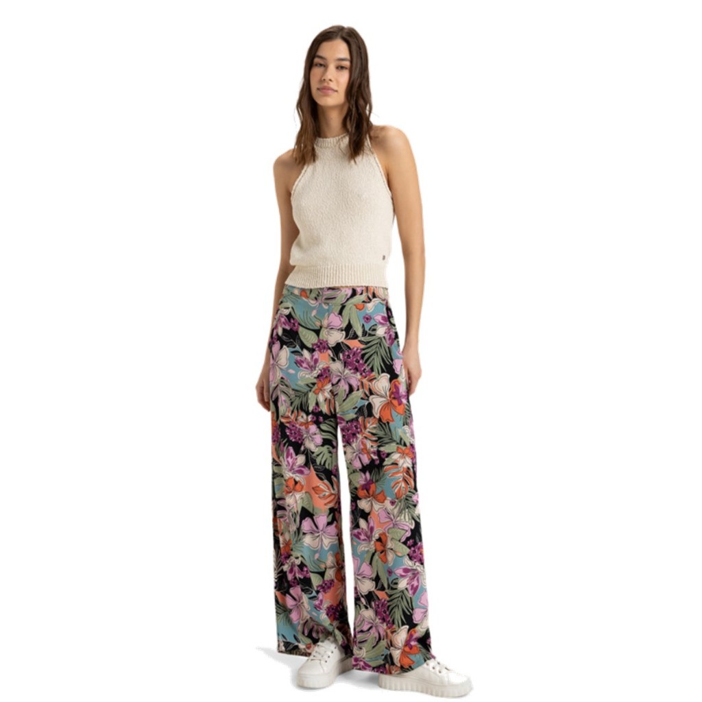 Roxy กางเกงขาบานสำหรับผู้หญิง MIDNIGHT AVENUE - WIDE LEG PANT FOR WOMEN 243 ERJNP03585-KTA2