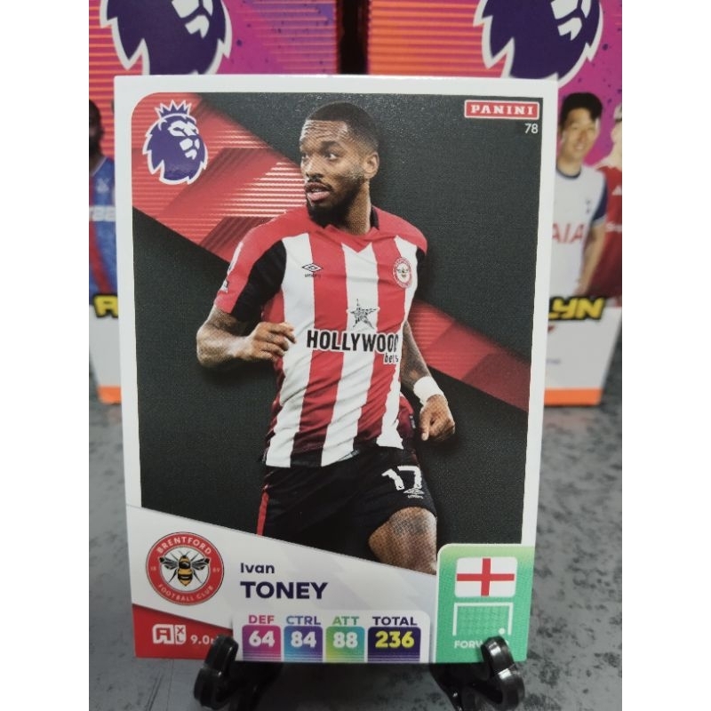 การ์ดฟุตบอล Panini Premier League 2024/25 Adrenalyn XL เบสการ์ด Bournemouth & Brentford