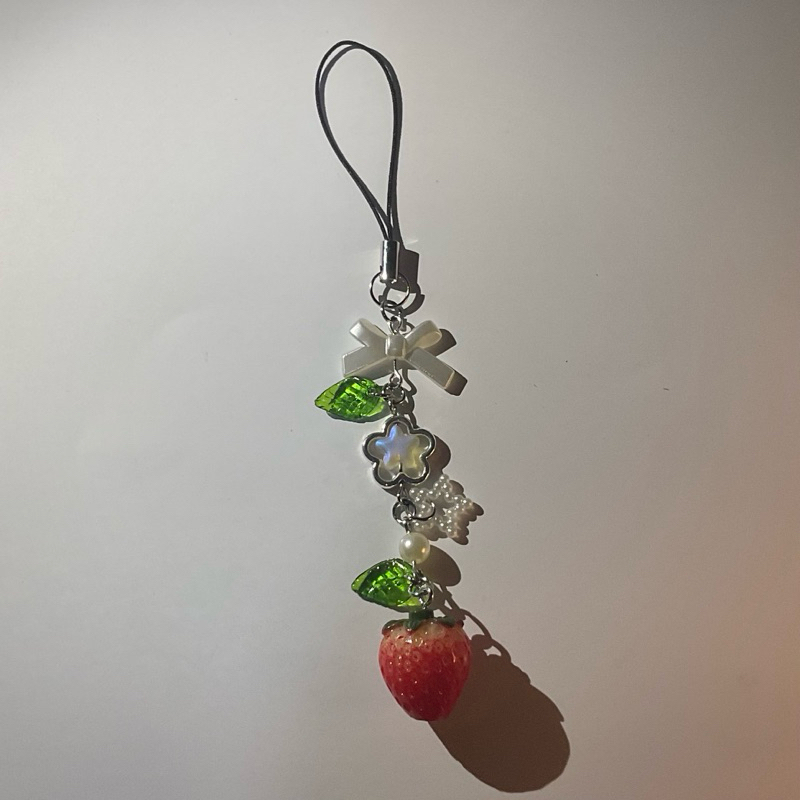 𓈒 ིྀ 𐙚 [ Artist_shop.pt ] ที่ห้อยโทรศัพท์ สตรอว์เบอร์รี🍓