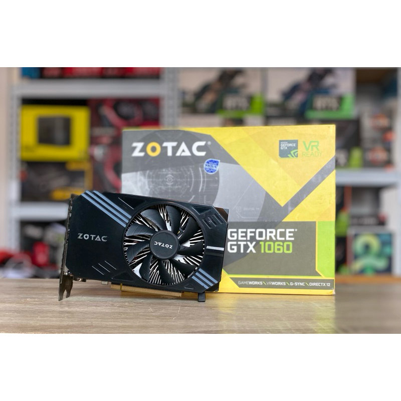 การ์ดจอ VGA ZOTAC GTX1060 3/6GB MINI สภาพสวยมือสอง