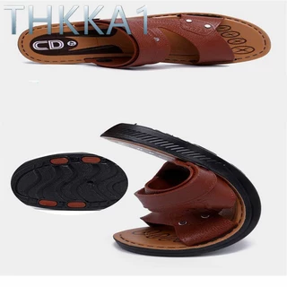 THKKA1 รุ่นนางแบบที่ขายดีที่สุดรองเท้าแตะของผู้ชายรองเท้าลำลองรองเท้ามือวาดนุ่มและทนทาน