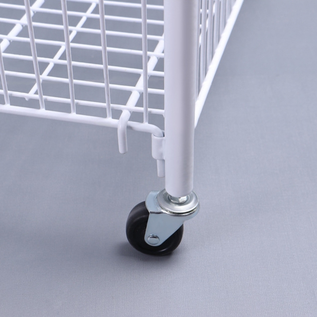 กะบะเซลล์สีขาวพร้อมล้อมีเบรค ขนาด ล้อสีขาว ถอดประกอบ - รูปที่ 3