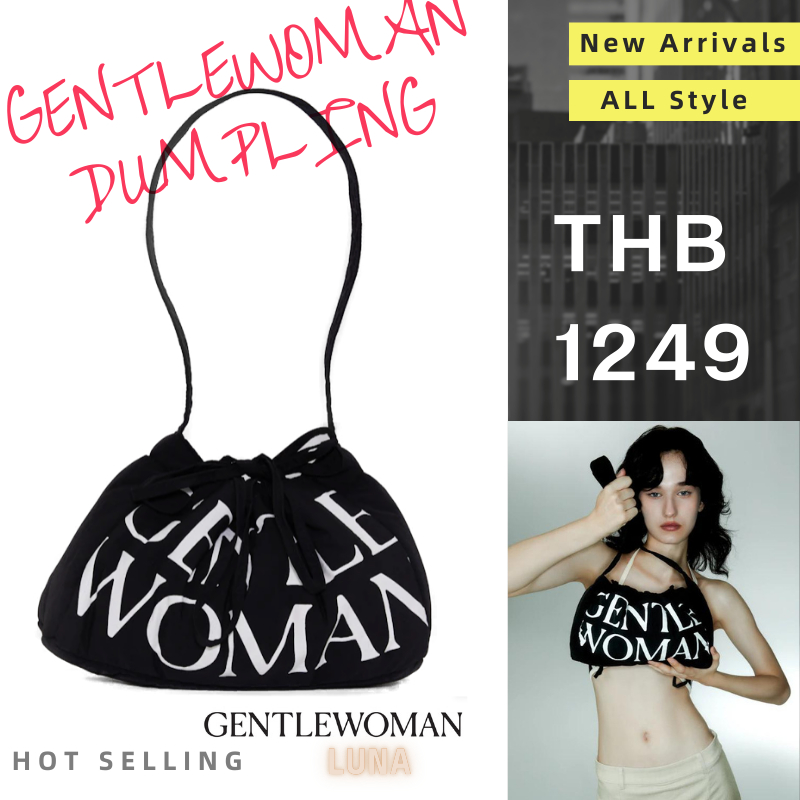 ของแท้100% Gentlewoman Dumpling Bag กระเป๋า แฟชั่น สะพายข้าง กระเป๋าถือ