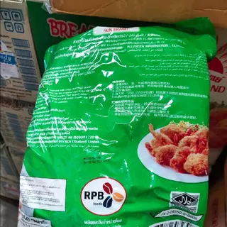 ขายยกลัง [ส่งฟรี] ตราพระอาทิตย์เกล็ดขนมปัง 1kg. ยกลังX10ถุงExp 21/01/27