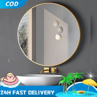 A Fish🐟มีพร้อมส่ง กระจกติดผนังมี2แบบ ทรงกลมและยาว